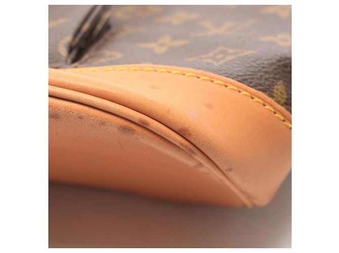 Zaino/Borsa Louis Vuitton Montsouris MM Monogram Marrone - vista 7