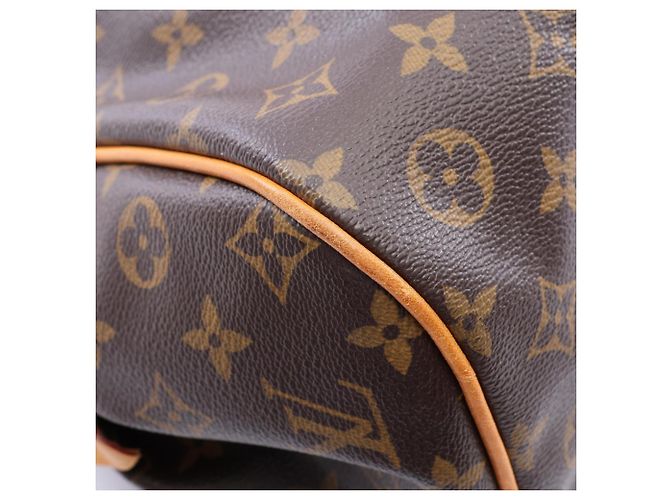 Borsa a tracolla Louis Vuitton Montorgueil GM Monogram Marrone - vista 8