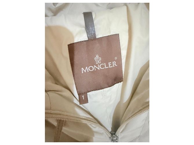 Moncler Plumífero Largo Beige - vista 3