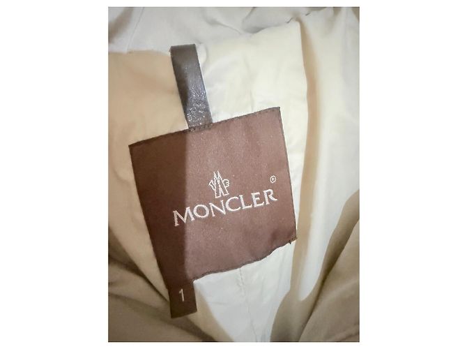 Moncler Plumífero Largo Beige - vista 4