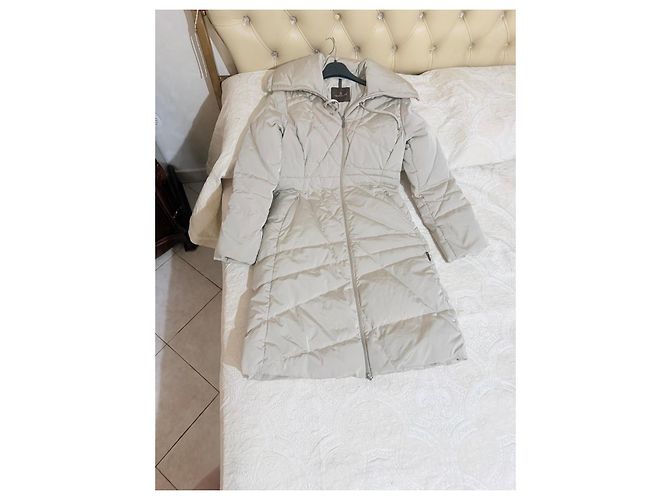 Moncler Plumífero Largo Beige - vista 7