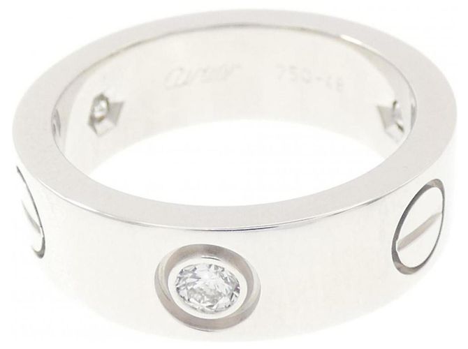 Cartier Love Ring mit halbem Diamant - Ansicht 2