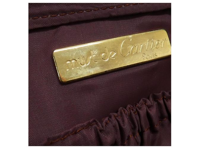 Pochette a mano Cartier MUST DE CARTIER Bordò - vista 6
