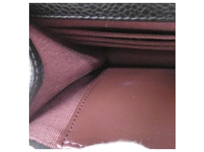 Portafoglio a catena/spalla Chanel AP4241 Nero Bordò - vista 9