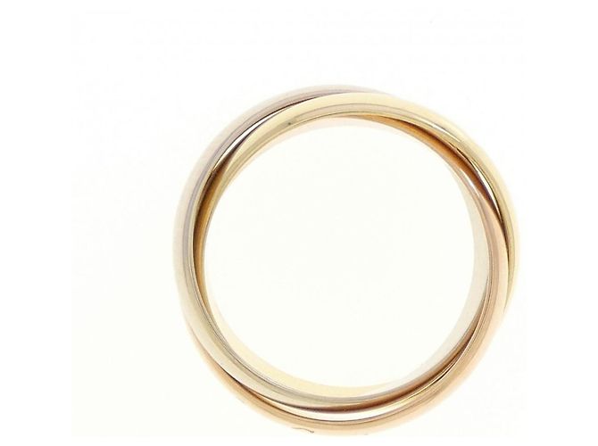 Cartier Trinity Ring 18K Rosa Weiß und Gelbgold - Ansicht 2