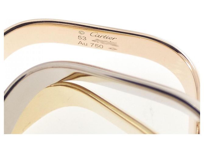 Anello Cartier Trinity MM Band Ring - vista 4