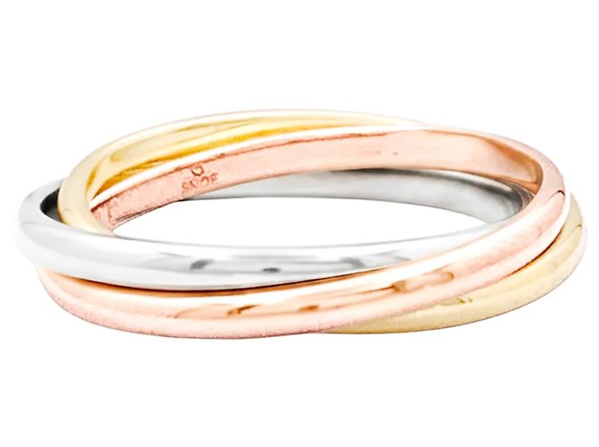 Cartier "Trinity" Ring, drei Goldtöne. - Ansicht 2