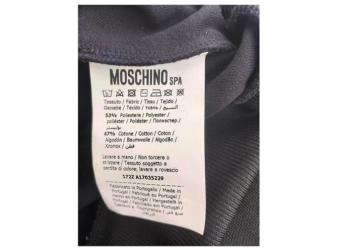 Schwarzer Moschino Sweatshirt mit Logo - Ansicht 12