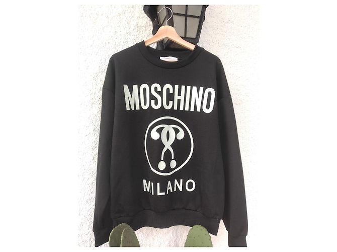 Schwarzer Moschino Sweatshirt mit Logo - Ansicht 3