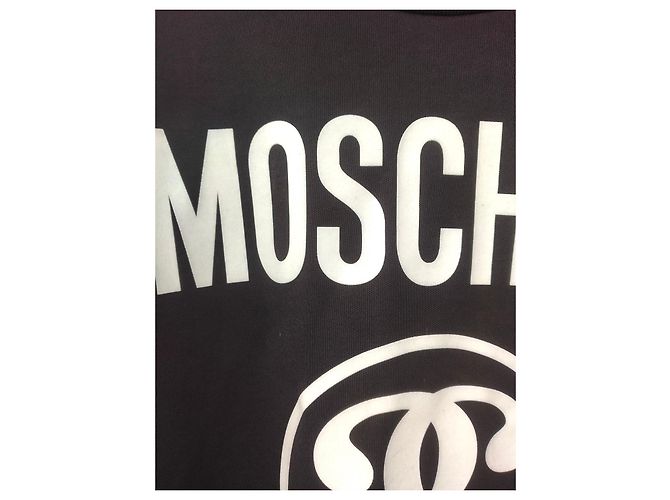 Schwarzer Moschino Sweatshirt mit Logo - Ansicht 4