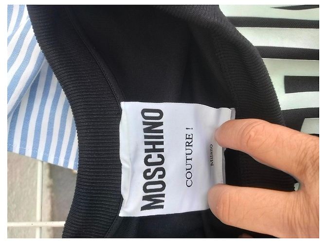 Schwarzer Moschino Sweatshirt mit Logo - Ansicht 5