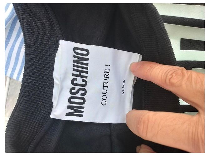 Schwarzer Moschino Sweatshirt mit Logo - Ansicht 7