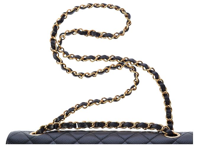 Borsa CHANEL Timeless/Classique in Pelle Nera - 103889 Nero - vista 10
