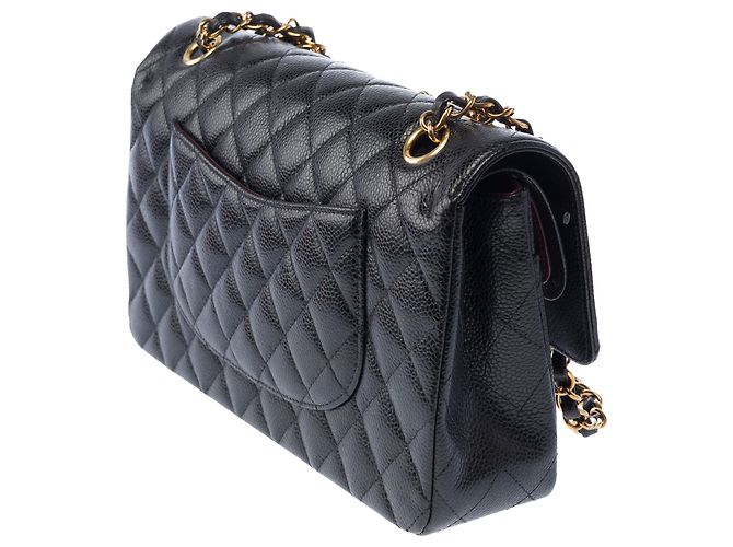 Borsa CHANEL Timeless/Classique in Pelle Nera - 103889 Nero - vista 6