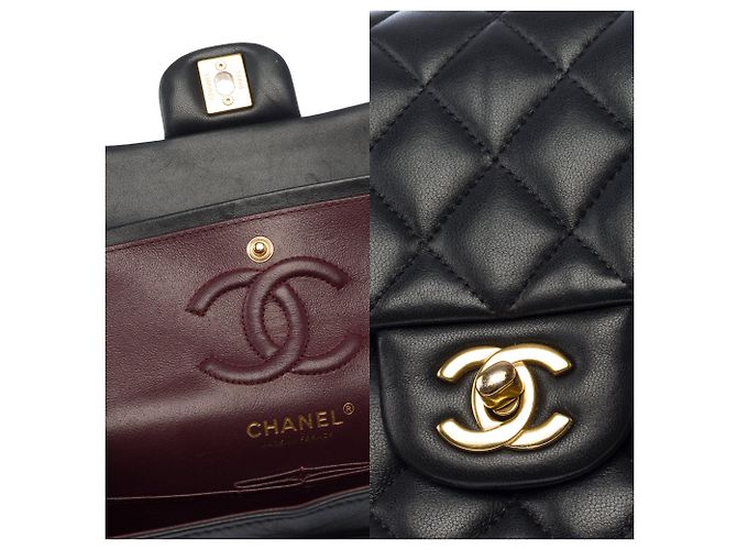 Borsa CHANEL Timeless/Classique in Pelle Nera - 103890 Nero - vista 7
