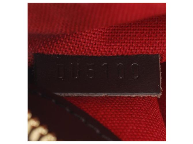 Brown Louis Vuitton Damier Ebene Verona PM Handbag - view 6