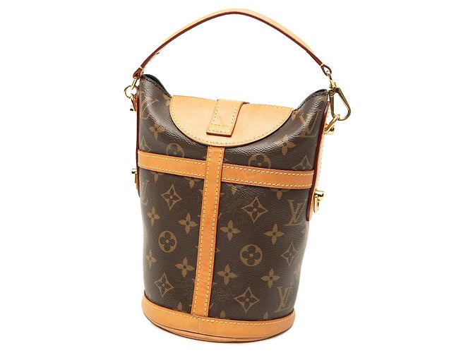 Bucket Borsa a secchiello Duffle Louis Vuitton Monogram marrone - vista 2