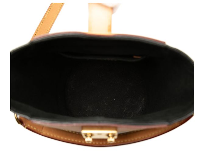 Bucket Borsa a secchiello Duffle Louis Vuitton Monogram marrone - vista 4