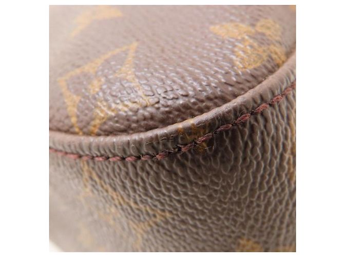 Borsa a tracolla Louis Vuitton Monogram Looping GM Marrone - vista 10