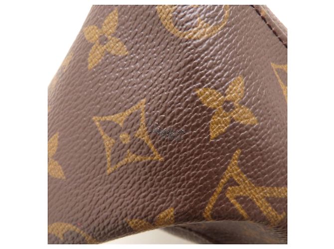 Borsa a tracolla Louis Vuitton Monogram Looping GM Marrone - vista 12