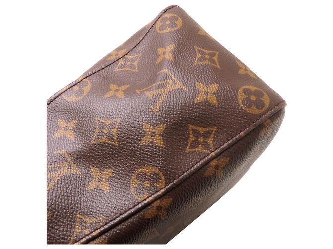 Borsa a tracolla Louis Vuitton Monogram Looping GM Marrone - vista 13