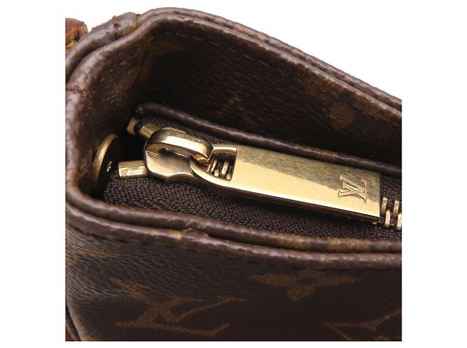 Borsa a tracolla Louis Vuitton Monogram Looping GM Marrone - vista 15