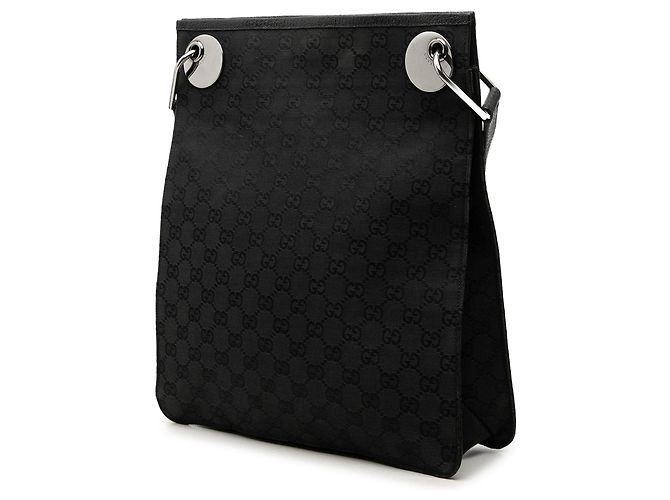 Borsa a tracolla Gucci GG Canvas Eclipse nera Nero - vista 2