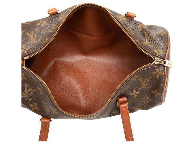 Borsa a mano Louis Vuitton Monogram Papillon 30 Marrone - vista 4