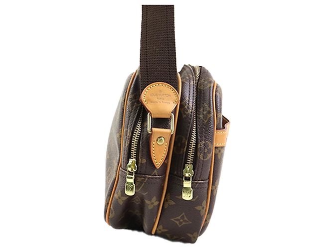 Borsa a tracolla Louis Vuitton Monogram Reporter PM Marrone - vista 10