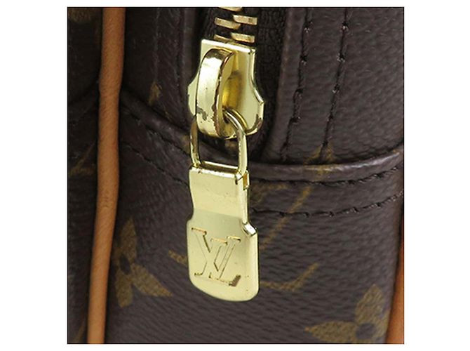 Borsa a tracolla Louis Vuitton Monogram Reporter PM Marrone - vista 14