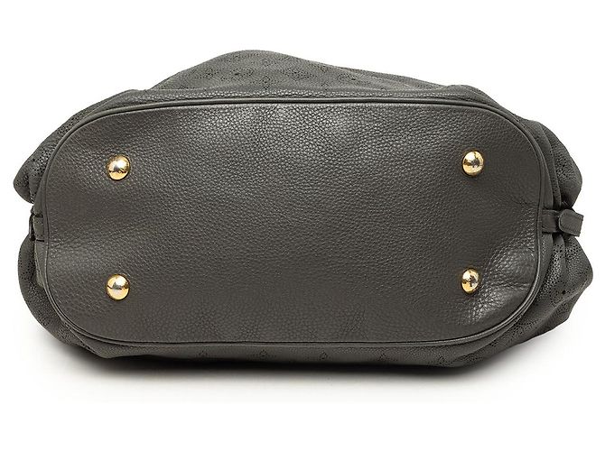 Borsa Hobo Louis Vuitton Monogram Mahina L Grigia Grigio - vista 3