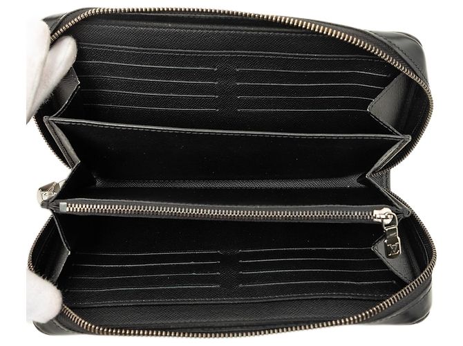 Louis Vuitton Monogram Eclipse Zippy XL Geldbörse Lang Schwarz - Ansicht 4