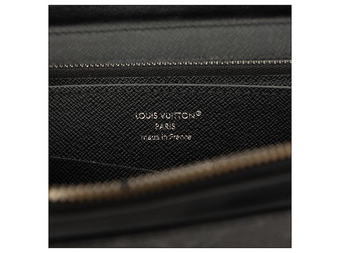Louis Vuitton Monogram Eclipse Zippy XL Geldbörse Lang Schwarz - Ansicht 5