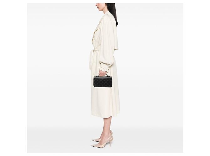 Louis Vuitton Monogram Eclipse Zippy XL Geldbörse Lang Schwarz - Ansicht 6