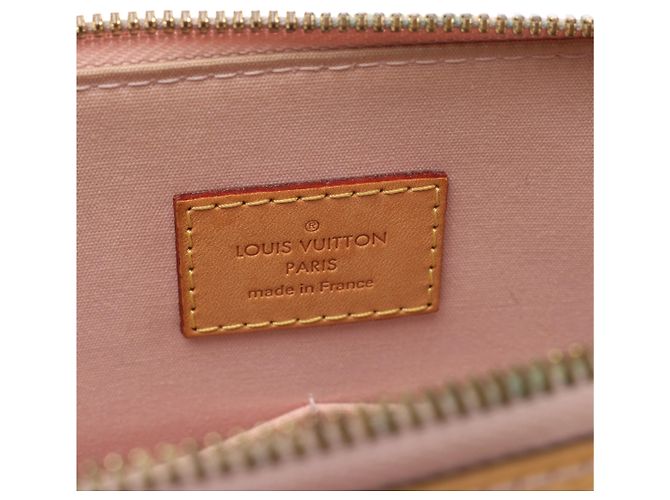 Borsa Louis Vuitton Alma PM Vernis in Beige M90170 - vista 12