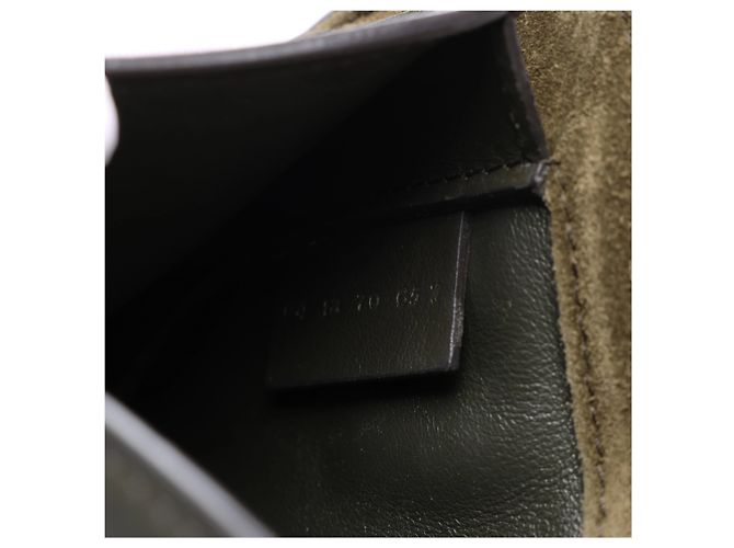 Chloé Borsa a tracolla Chloe Tess in pelle e camoscio Verde x Bordeaux Bordò - vista 13