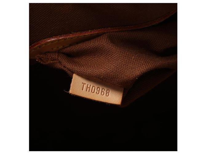 Borsa a mano Louis Vuitton Alma Monogram Canvas in marrone M51130 - vista 15