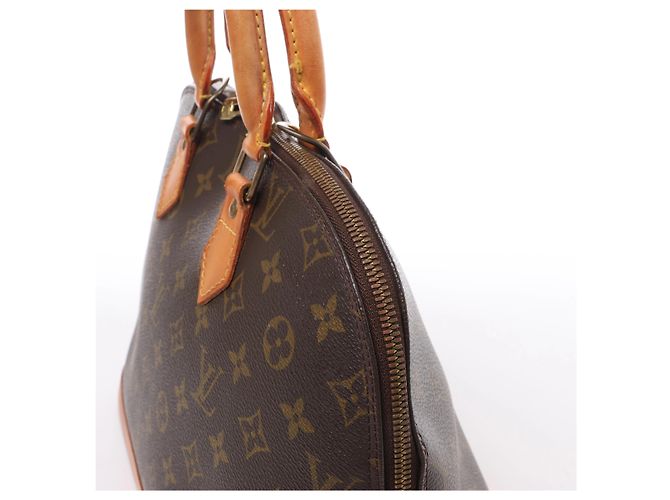 Borsa a mano Louis Vuitton Alma Monogram Canvas in marrone M51130 - vista 3