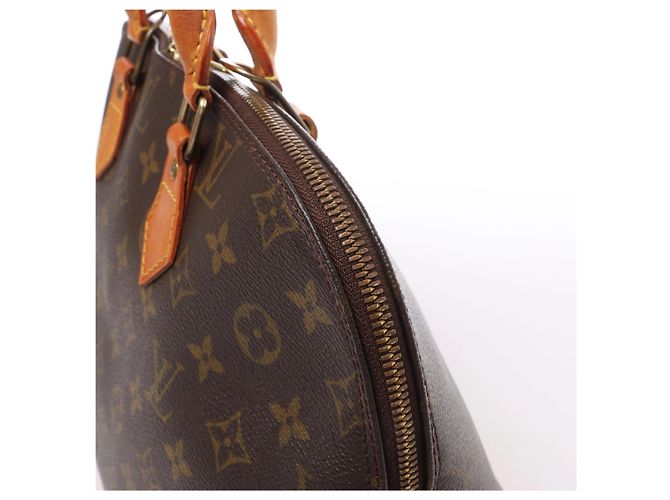 Borsa a mano Louis Vuitton Alma Monogram Canvas in marrone M51130 - vista 5