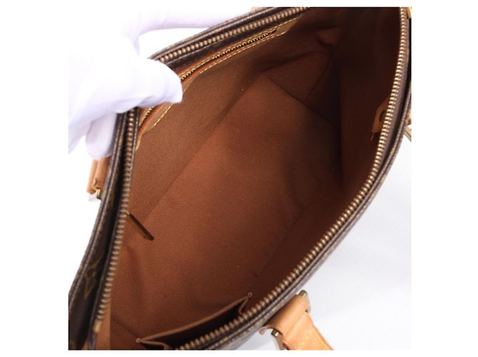 Borsa a tracolla Louis Vuitton Cabas Piano Monogram Canvas in marrone M51148 - vista 11