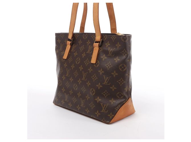 Borsa a tracolla Louis Vuitton Cabas Piano Monogram Canvas in marrone M51148 - vista 3