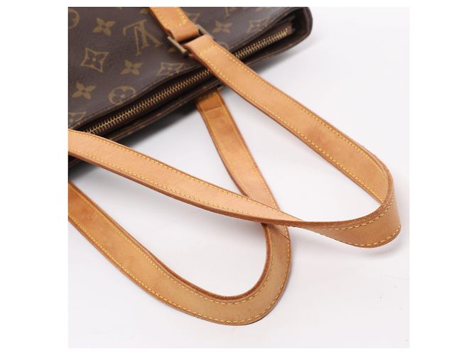 Borsa a tracolla Louis Vuitton Cabas Piano Monogram Canvas in marrone M51148 - vista 9
