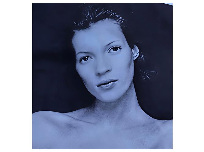 Autre Marque Camiseta blanca Terry O'Neill estampado Kate Moss Blanco - vista 2