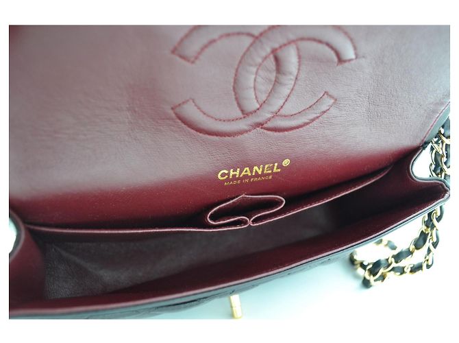 Timeless Chanel Classic Flap Medium Tasche Schwarz Leder - Ansicht 16