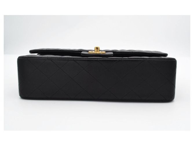 Timeless Chanel Classic Flap Medium Tasche Schwarz Leder - Ansicht 6