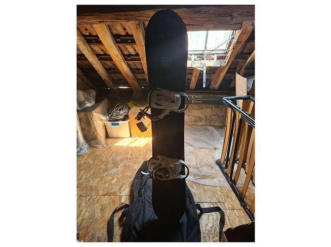 Chanel Black Snowboard with Carrying Case - view 6