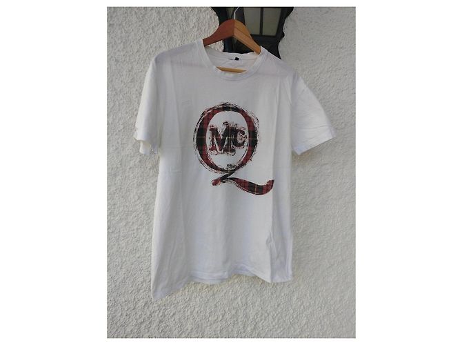 Alexander McQueen T-Shirt Weiß mit MC-Print Mehrfarben - Ansicht 3