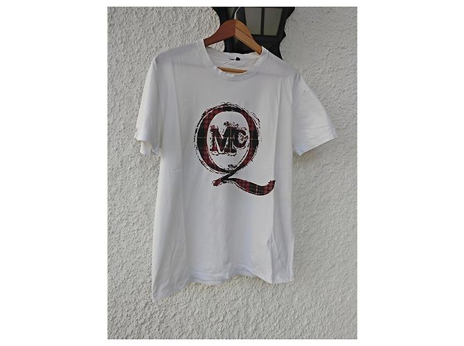 Alexander McQueen T-Shirt Weiß mit MC-Print Mehrfarben - Ansicht 4