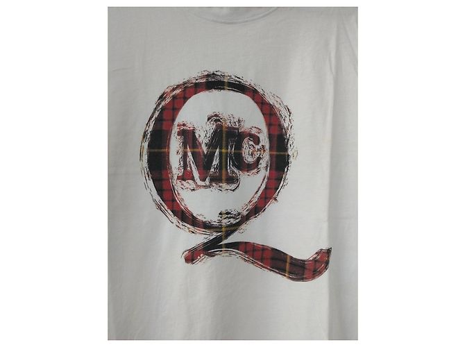 Alexander McQueen T-Shirt Weiß mit MC-Print Mehrfarben - Ansicht 5