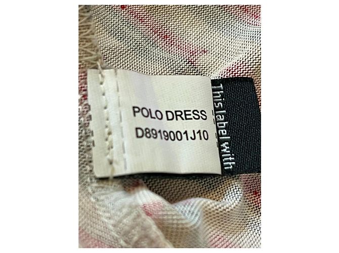 Vestido polo Diane von Furstenberg de jersey de seda Castaño Negro Blanco Roja - vista 7